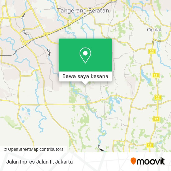 Peta Jalan Inpres Jalan II