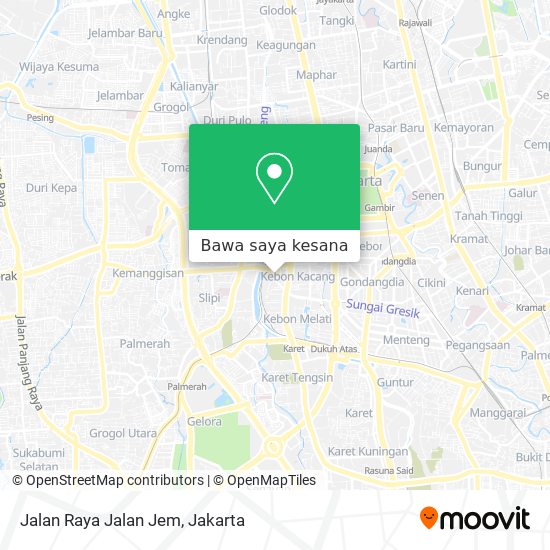 Peta Jalan Raya Jalan Jem