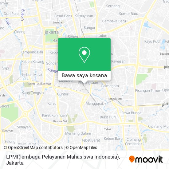 Peta LPMI(lembaga Pelayanan Mahasiswa Indonesia)