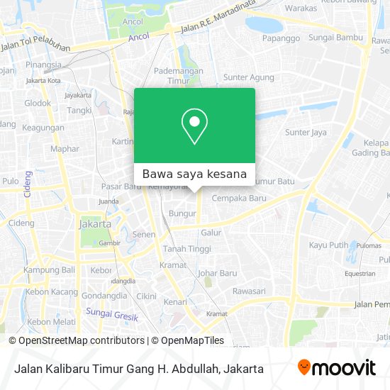 Peta Jalan Kalibaru Timur Gang H. Abdullah