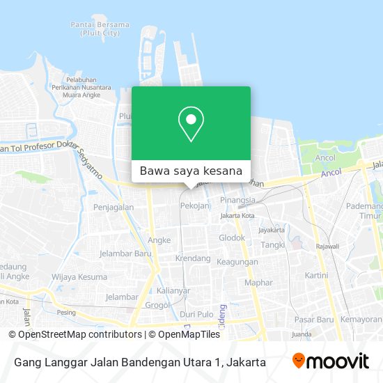 Peta Gang Langgar Jalan Bandengan Utara 1