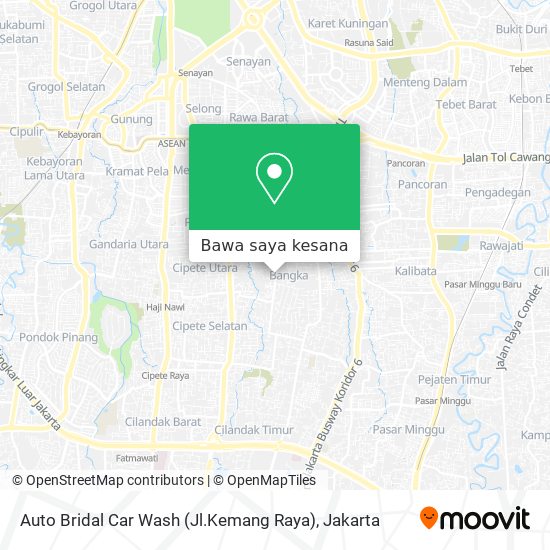 Peta Auto Bridal Car Wash (Jl.Kemang Raya)