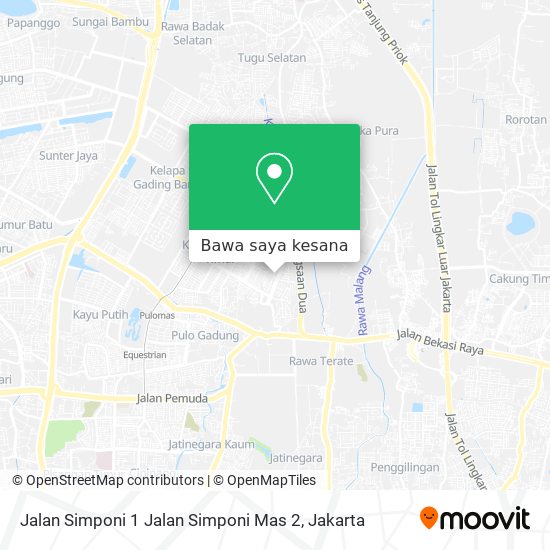 Peta Jalan Simponi 1 Jalan Simponi Mas 2