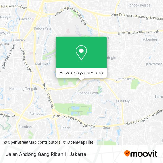 Peta Jalan Andong Gang Riban 1