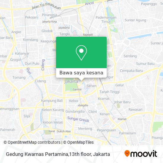 Peta Gedung Kwarnas Pertamina,13th floor