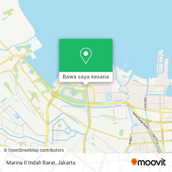 Peta Marina II Indah Barat