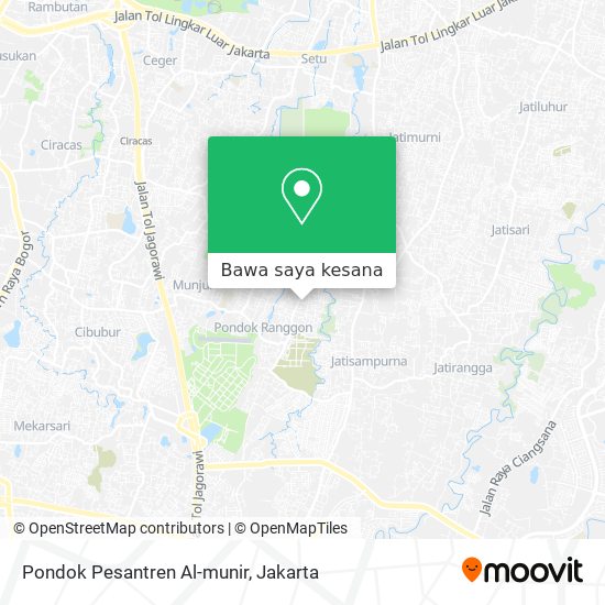 Peta Pondok Pesantren Al-munir