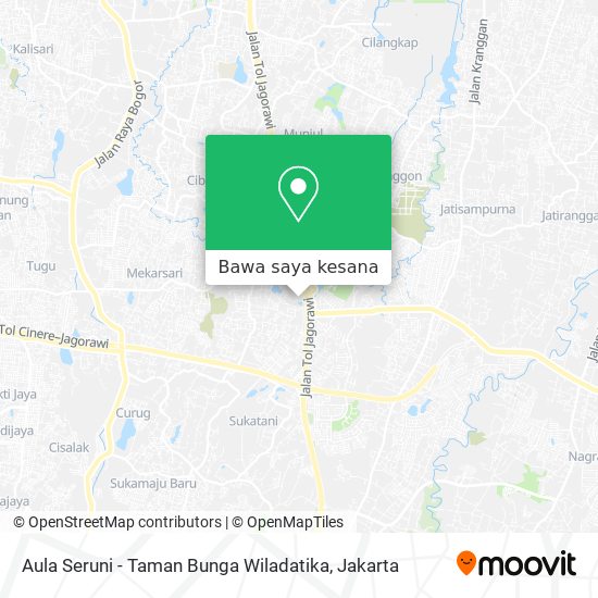 Peta Aula Seruni - Taman Bunga Wiladatika