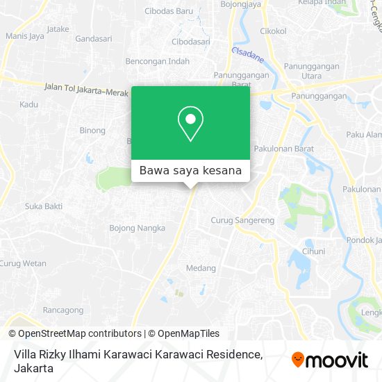 Peta Villa Rizky Ilhami Karawaci Karawaci Residence