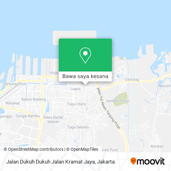 Peta Jalan Dukuh Dukuh Jalan Kramat Jaya