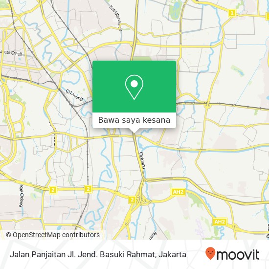 Peta Jalan Panjaitan Jl. Jend. Basuki Rahmat