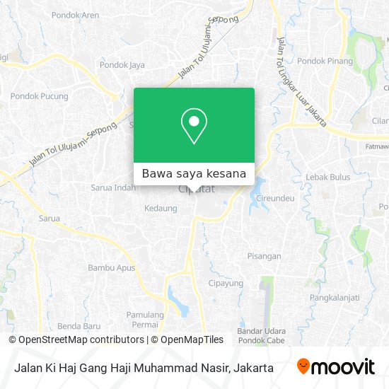 Peta Jalan Ki Haj Gang Haji Muhammad Nasir