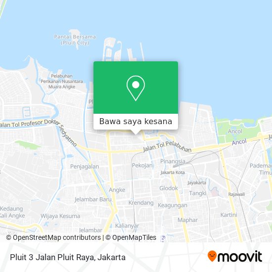 Peta Pluit 3 Jalan Pluit Raya