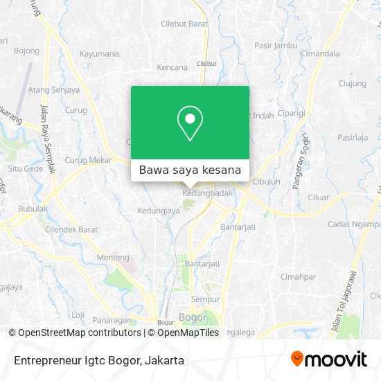 Peta Entrepreneur Igtc Bogor