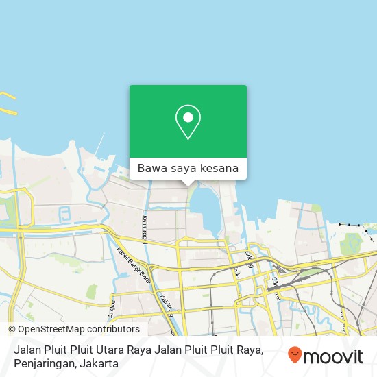 Peta Jalan Pluit Pluit Utara Raya Jalan Pluit Pluit Raya, Penjaringan