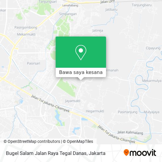 Peta Bugel Salam Jalan Raya Tegal Danas