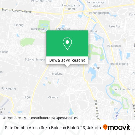 Peta Sate Domba Africa Ruko Bolsena Blok D-23