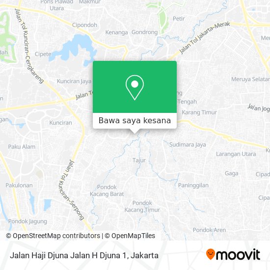 Peta Jalan Haji Djuna Jalan H Djuna 1