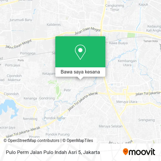 Peta Pulo Perm Jalan Pulo Indah Asri 5