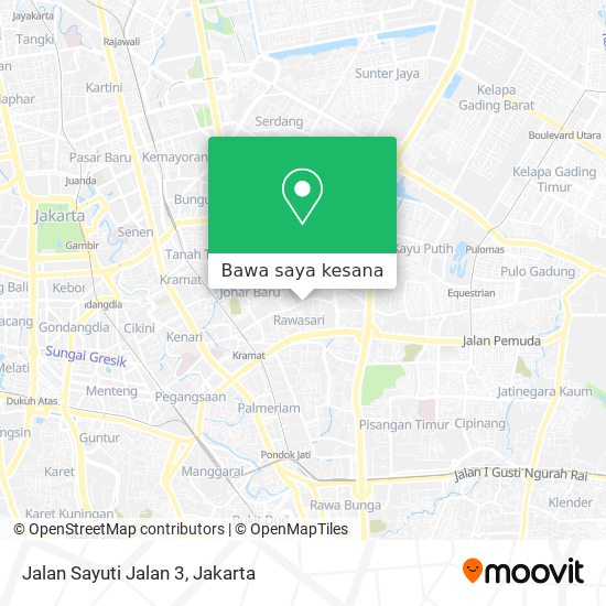 Peta Jalan Sayuti Jalan 3