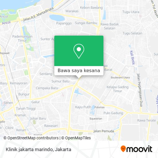 Peta Klinik jakarta marindo