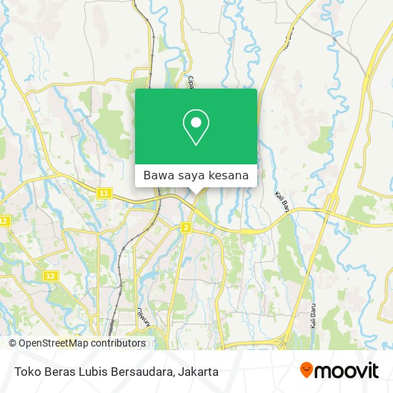 Peta Toko Beras Lubis Bersaudara