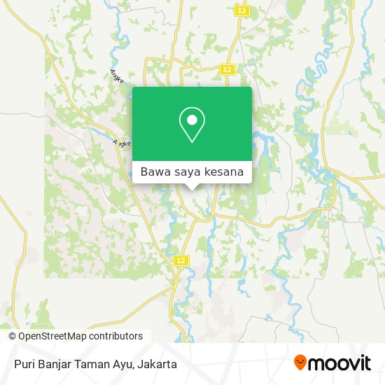 Peta Puri Banjar Taman Ayu