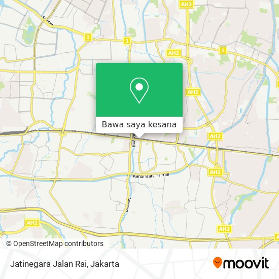 Peta Jatinegara Jalan Rai