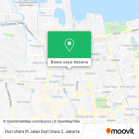 Peta Duri Utara III Jalan Duri Utara 2