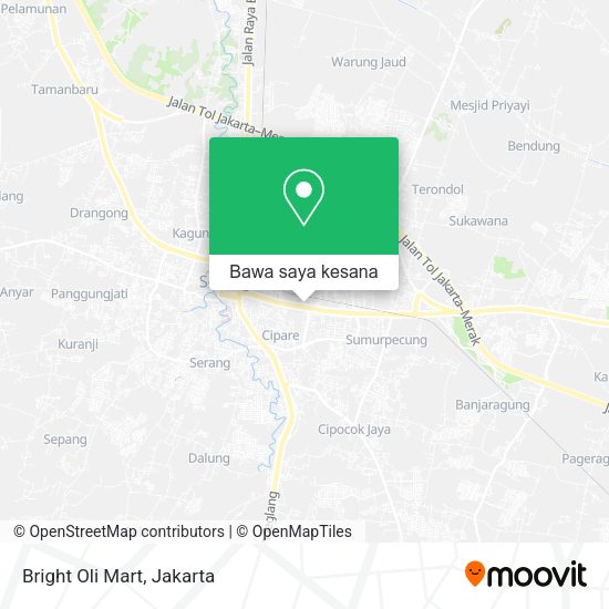 Peta Bright Oli Mart, Serang