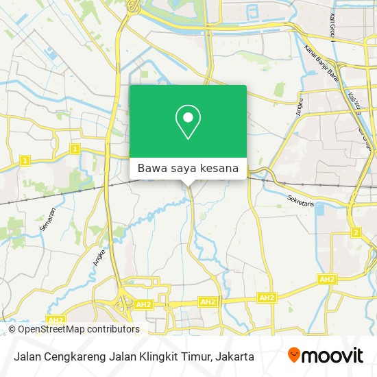 Peta Jalan Cengkareng Jalan Klingkit Timur