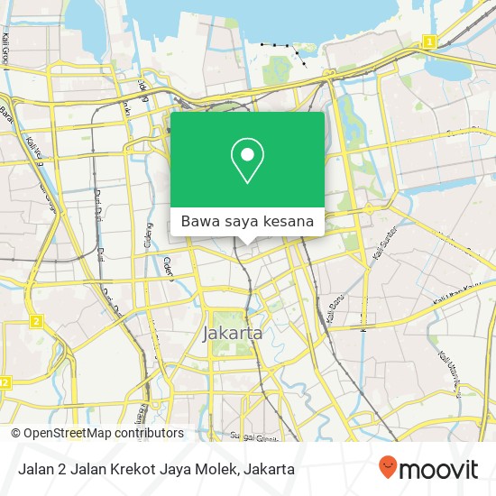 Peta Jalan 2 Jalan Krekot Jaya Molek