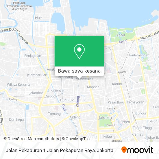 Peta Jalan Pekapuran 1 Jalan Pekapuran Raya