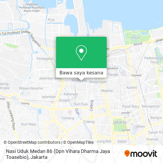 Peta Nasi Uduk Medan 86 (Dpn Vihara Dharma Jaya Toasebio)