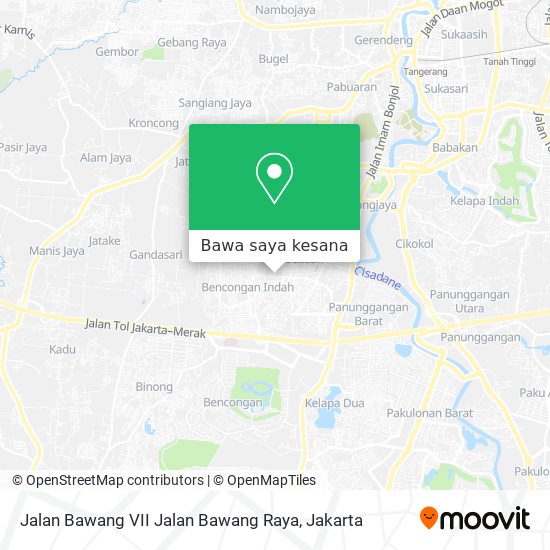 Peta Jalan Bawang VII Jalan Bawang Raya