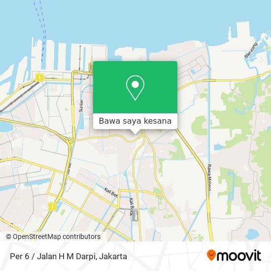 Peta Per 6 / Jalan H M Darpi