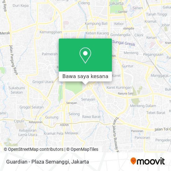 Peta Guardian - Plaza Semanggi