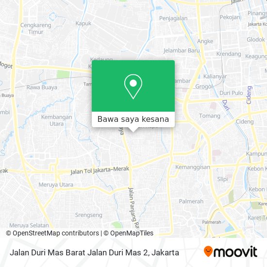 Peta Jalan Duri Mas Barat Jalan Duri Mas 2