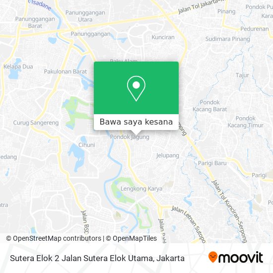 Peta Sutera Elok 2 Jalan Sutera Elok Utama