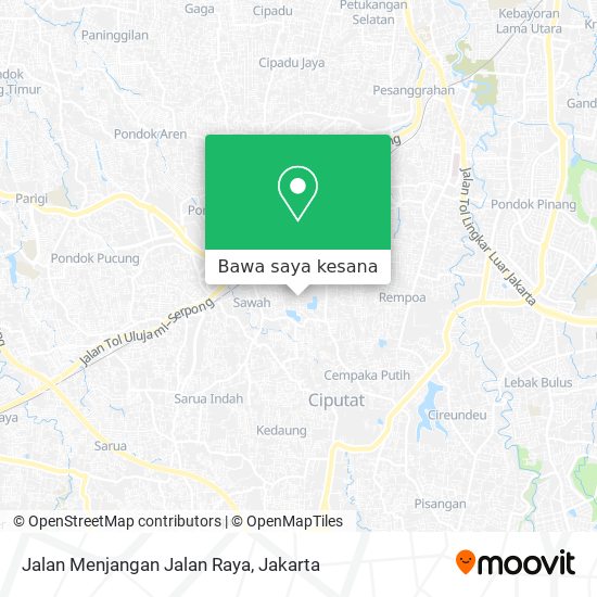 Peta Jalan Menjangan Jalan Raya