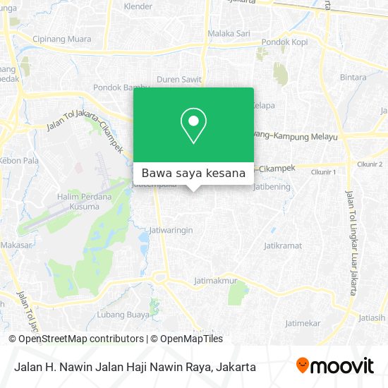 Peta Jalan H. Nawin Jalan Haji Nawin Raya