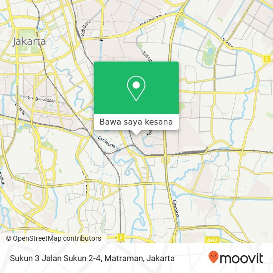 Peta Sukun 3 Jalan Sukun 2-4, Matraman