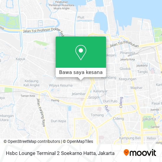 Peta Hsbc Lounge Terminal 2 Soekarno  Hatta