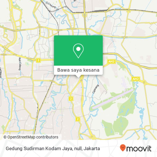 Peta Gedung Sudirman Kodam Jaya, null