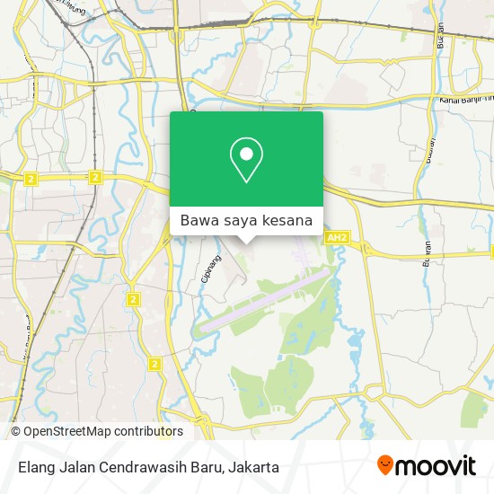 Peta Elang Jalan Cendrawasih Baru