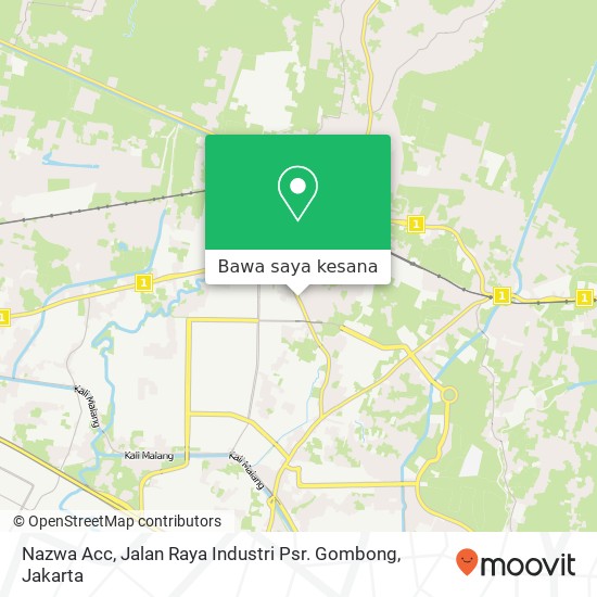 Peta Nazwa Acc, Jalan Raya Industri Psr. Gombong