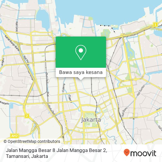 Peta Jalan Mangga Besar 8 Jalan Mangga Besar 2, Tamansari