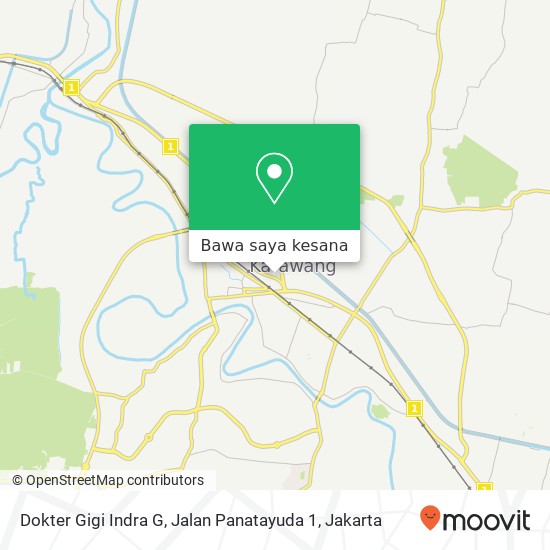 Peta Dokter Gigi Indra G, Jalan Panatayuda 1