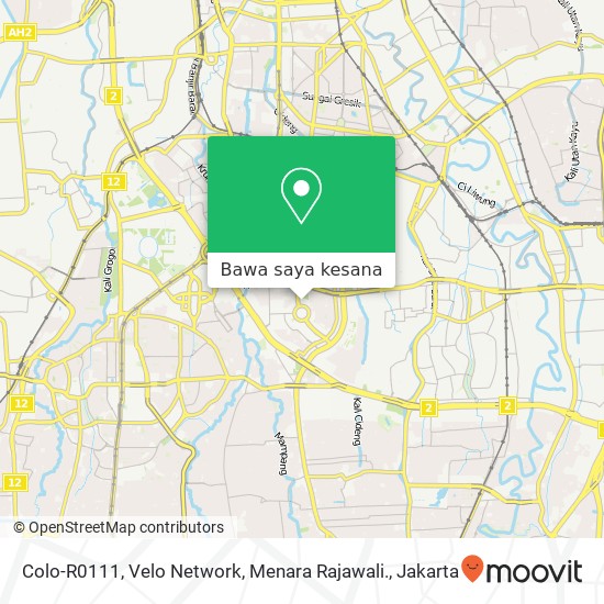Peta Colo-R0111, Velo Network, Menara Rajawali.