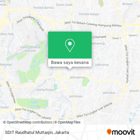 Peta SDIT Raudhatul Muttaqin